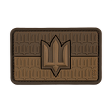 M-Tac patch Ukraina flagga med ZSU Trident PVC