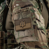 M-Tac patch Ukraina flagga med ZSU Trident PVC