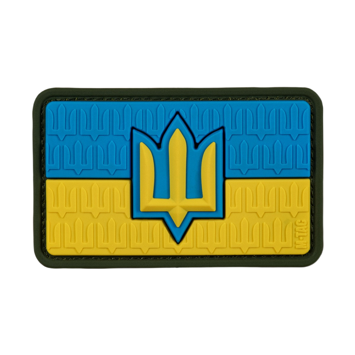 M-Tac patch Ukraina flagga med ZSU Trident PVC