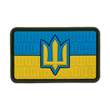 M-Tac patch Ukraina flagga med ZSU Trident PVC