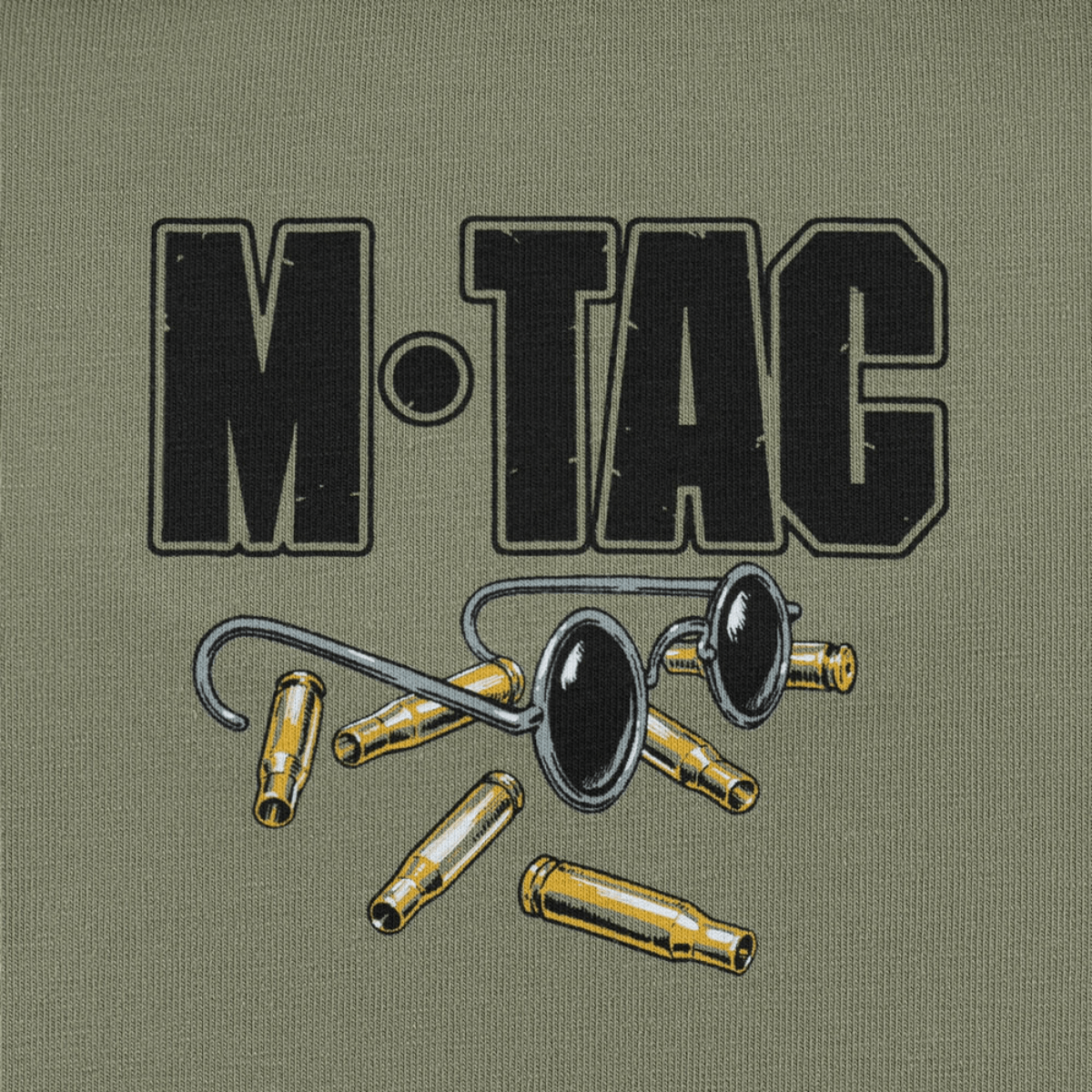 M-Tac T-Shirt Mole med briller og patronhylstre illustration