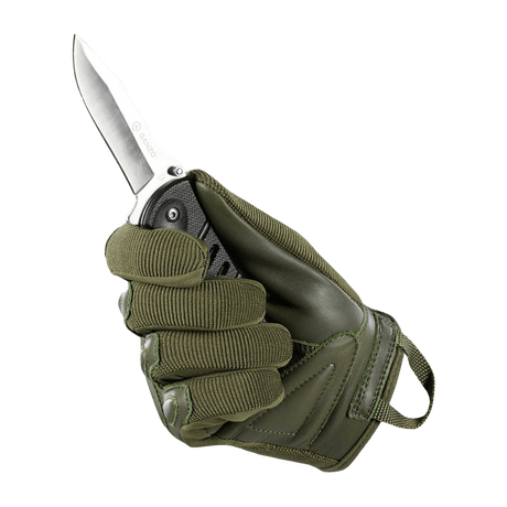 M-Tac Handsker Assault Tactical Mk.2 i grøn med kniv for optimal beskyttelse og komfort