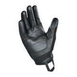 M-Tac Handsker Assault Tactical Mk.4 med forstærket læderhåndflade og velcro på manchet, designet til sikker våbenhåndtering.