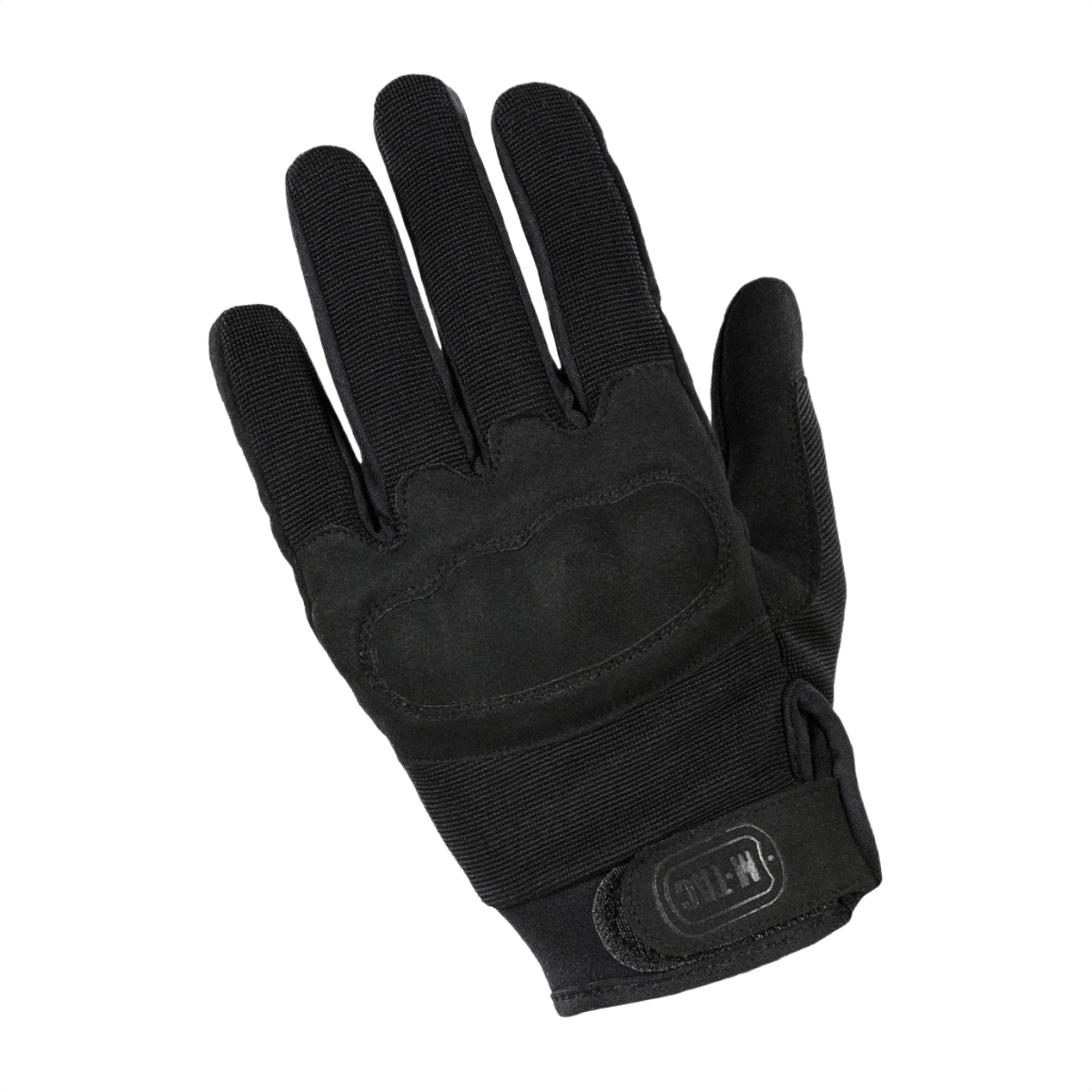 M-Tac Handsker Assault Tactical Mk.5 handsker med knoglebeskyttelse og velcro-lukning, designet til skydning og taktisk brug. Materiale: læderimitat, nylon.