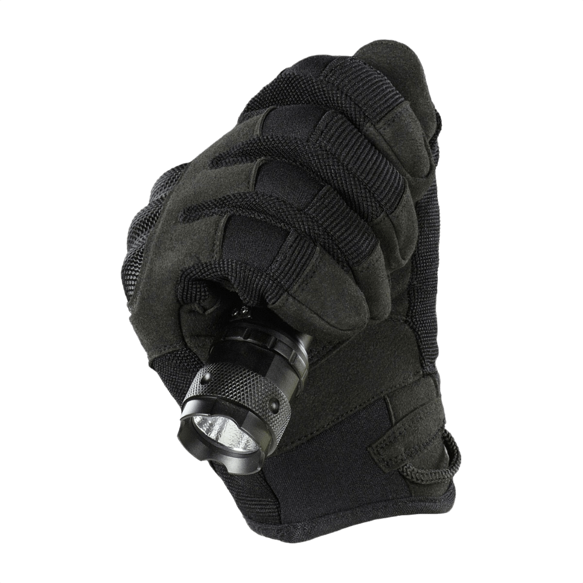 M-Tac Handsker Assault Tactical Mk.6, sort handske med forstærkede kno-pads, perfekt til taktisk brug. Perfekt pasform og komfort.