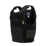 Anorak Niobium® Duty III Stik & Skudsikker Vest i sort med beskyttelse mod skydevåben og knive, komfortabelt design til lang tids brug.