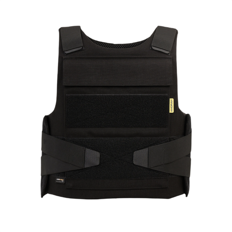 Anorak Duty II Cover sort vest med CORDURA® og 3D SPACER Coolmax® designet til politiets sikkerhed og temperaturregulering.