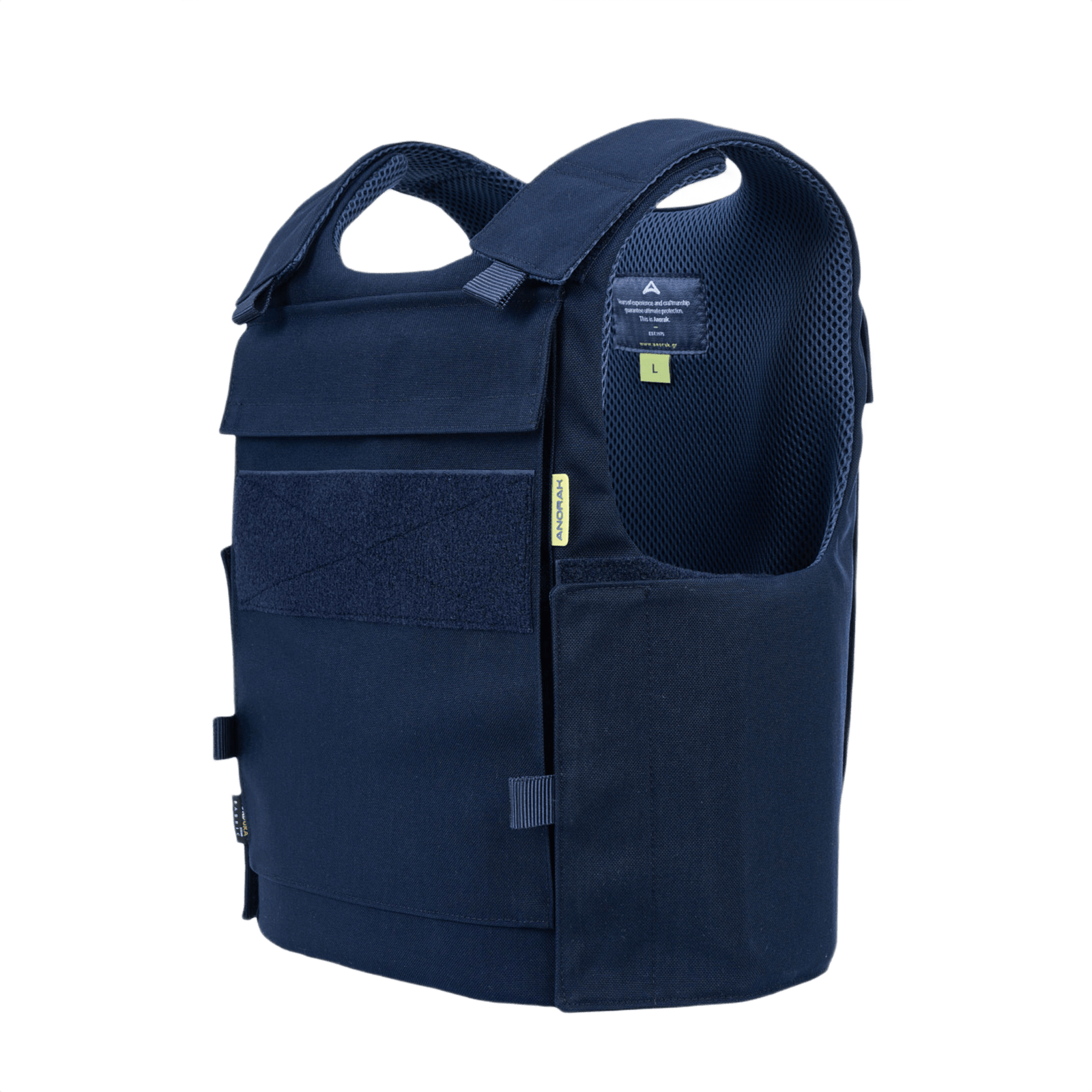 Anorak Niobium® Duty IV Stik & Skudsikker Vest i navy med multi-trussel beskyttelse mod skydevåben, knive og spidse våben.