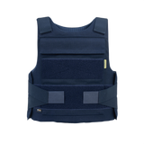 Anorak Duty I Cover i blåt CORDURA®, ideelt for politibetjente med ergonomisk design og temperaturregulering.