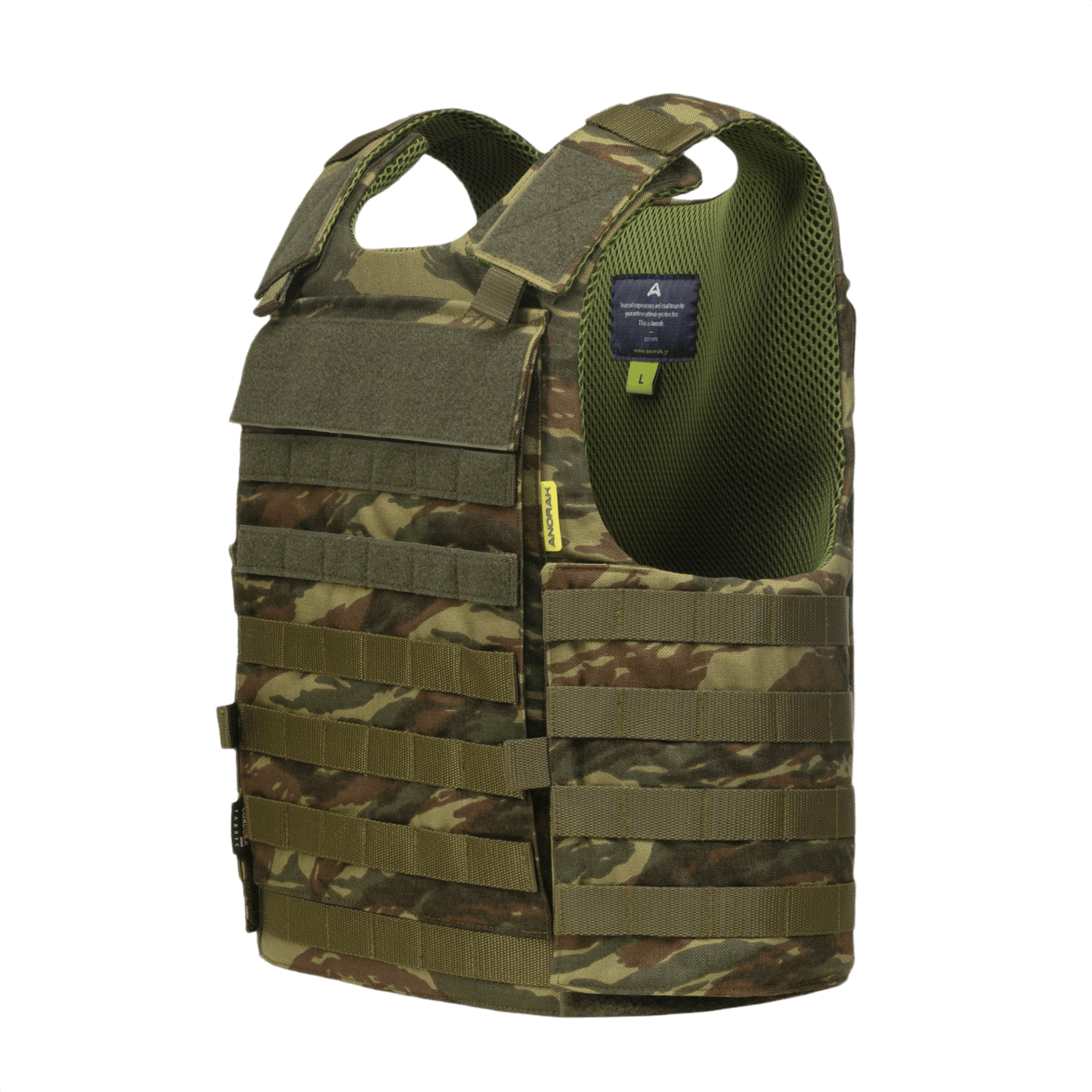 Anorak Rhodium® Tactical I Stik & Skudsikker Vest, niveau IIIA beskyttelse, kamuflage farve body armor-vest