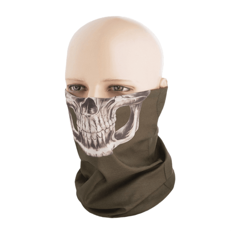 M-Tac Let Tubehalstørklæde Reaper Skull multifunktionelt tilbehør med dødningehoveddesign, let at bruge og ideelt til udendørs aktiviteter.