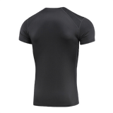 M-Tac T-Shirt Sweat-Wicking Athletic Gen.II i sort, ideel til træning med anatomisk pasform og flade sømme for komfort