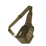 M-Tac Urban Line City Patrol Fastex Taske i brun, praktisk taske og lille rygsæk hybrid med vandafvisende 600D polyester.