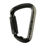 M-Tac Key-Lock Karabinhage i aluminium med automatisk key-lock, ideel til klatring, sikkerhed og UIAA-knuder, CE EN362 standard.