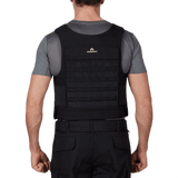 Anorak Titanium® Duty III-M Stik & Skudsikker Vest set bagfra, ergonomisk designet til maksimal Level IIIA beskyttelse.