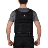 Anorak Titanium® Tactical I Stik & Skudsikker Vest set from the back, showcasing ergonomic design and NIJ level IIIA protection.