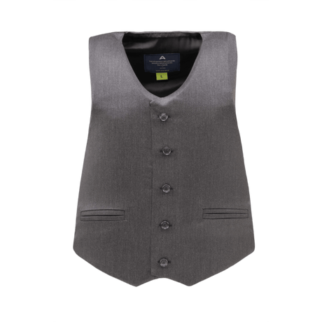 Anorak Rhodium® VIP I Stik & Skudsikker Vest grå jakkesætsvest til diskret kropsbeskyttelse og komfort.