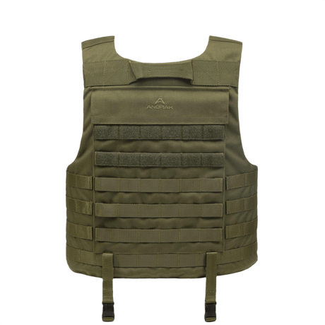 Anorak Tactical I Cover med ergonomisk design og PALS webbing, ideel til politiet, kystvagten og forsvaret.