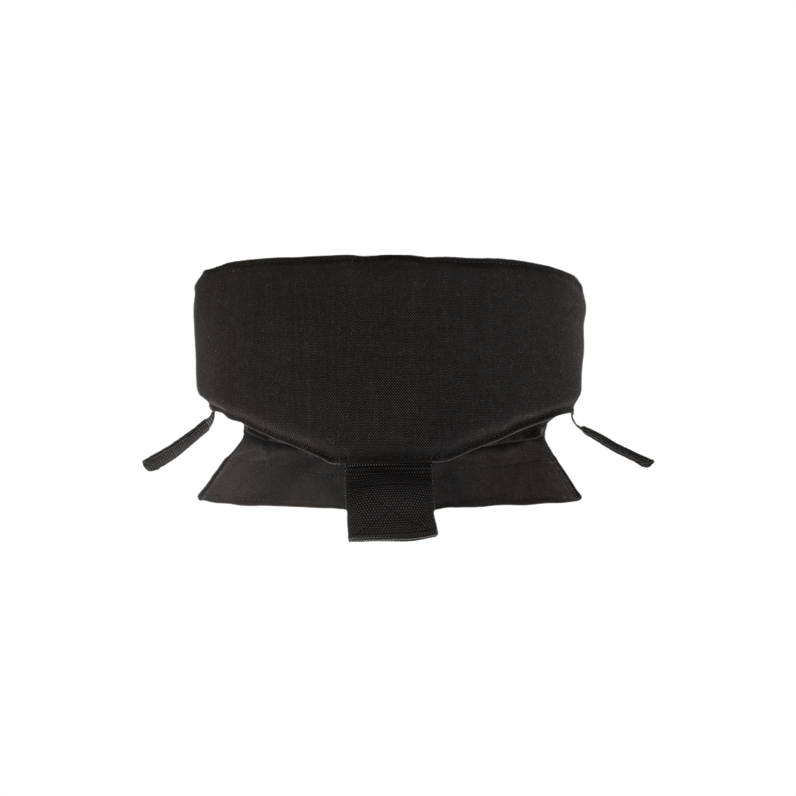 Anorak Titanium® Neck/Throat Protector I, blødt panser til nakke- og halsbeskyttelse, fastgøres med hook-and-loop-system, sort design