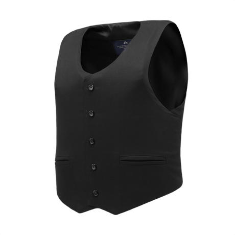 Anorak VIP I Cover - Tuxedo vest for discreet and comfortable full body coverage with secure hook & loop closure, black color.