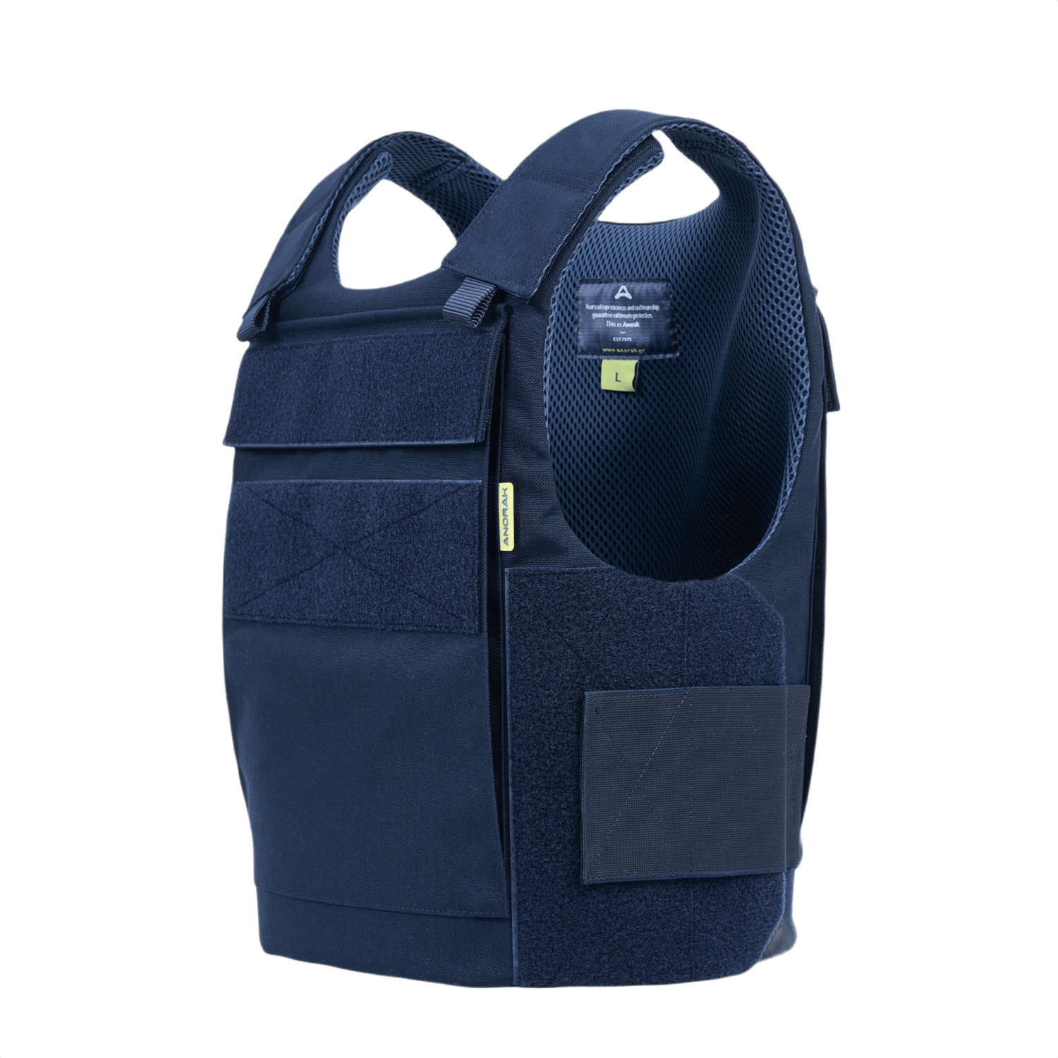 Anorak Rhodium® Duty III Stik & Skudsikker Vest - level IIIA beskyttelse, designet mod knive og skarpe våben, holdbar soft armor-vest.