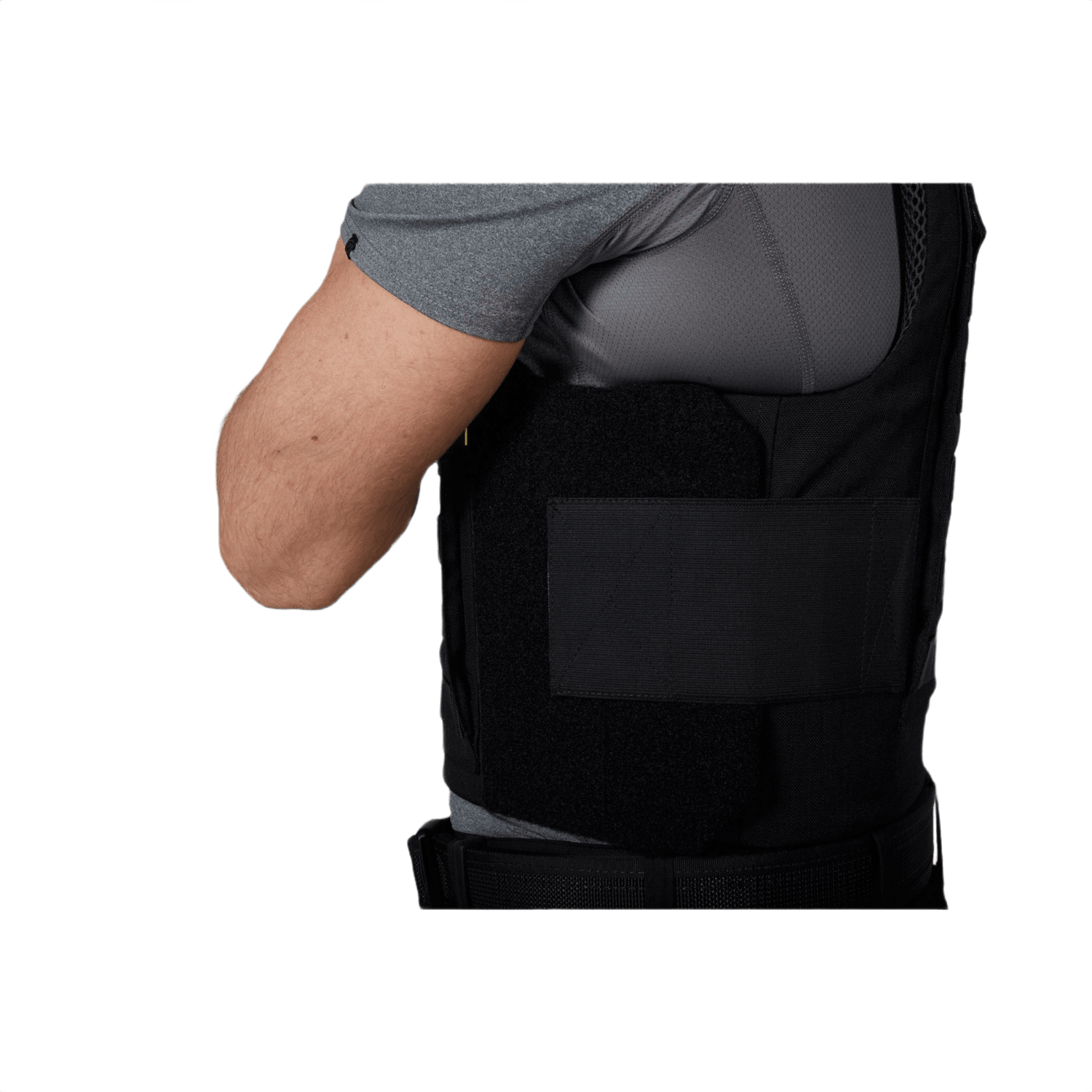 Anorak Titanium® Duty III-M Stik & Skudsikker Vest med NIJ Level IIIA-beskyttelse, set fra siden.