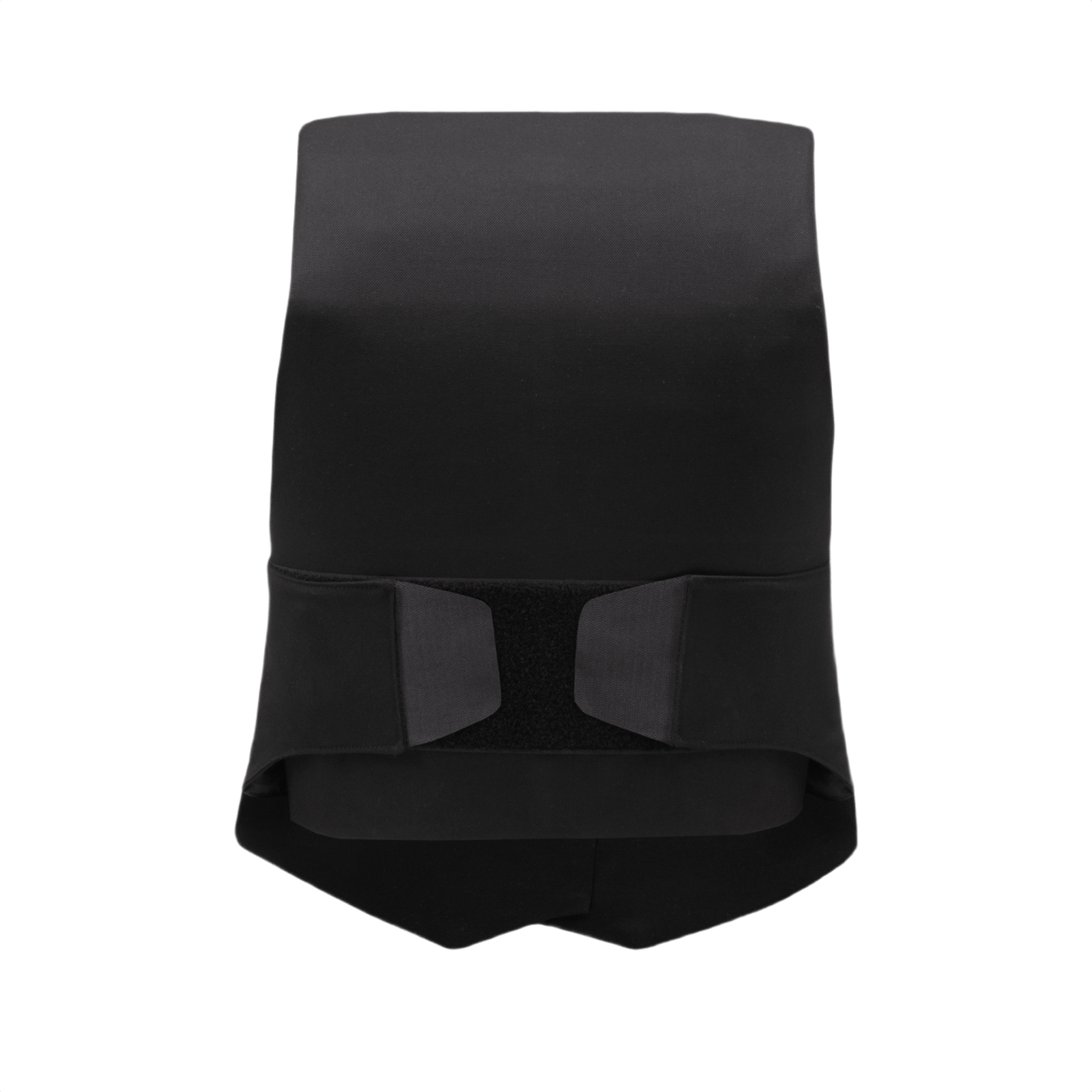 Anorak Titanium® VIP I Stik og Skudsikker Vest i sort, frontvisning, designet til omfattende kropsdækning og lav synlighed.