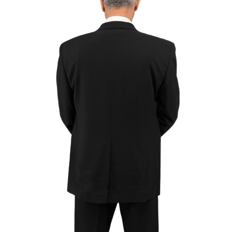 Anorak Rhodium® VIP I Stik & Skudsikker Vest set bagfra, designet til lav synlighed og komfort i et jakkesæt-udseende.