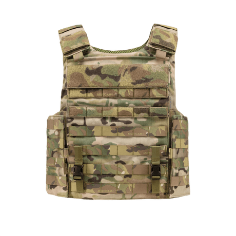 Anorak Chromium® Tactical III Skudsikker Vest med camouflage-design, IIIA-beskyttelse og UHMWPE soft armor panel.