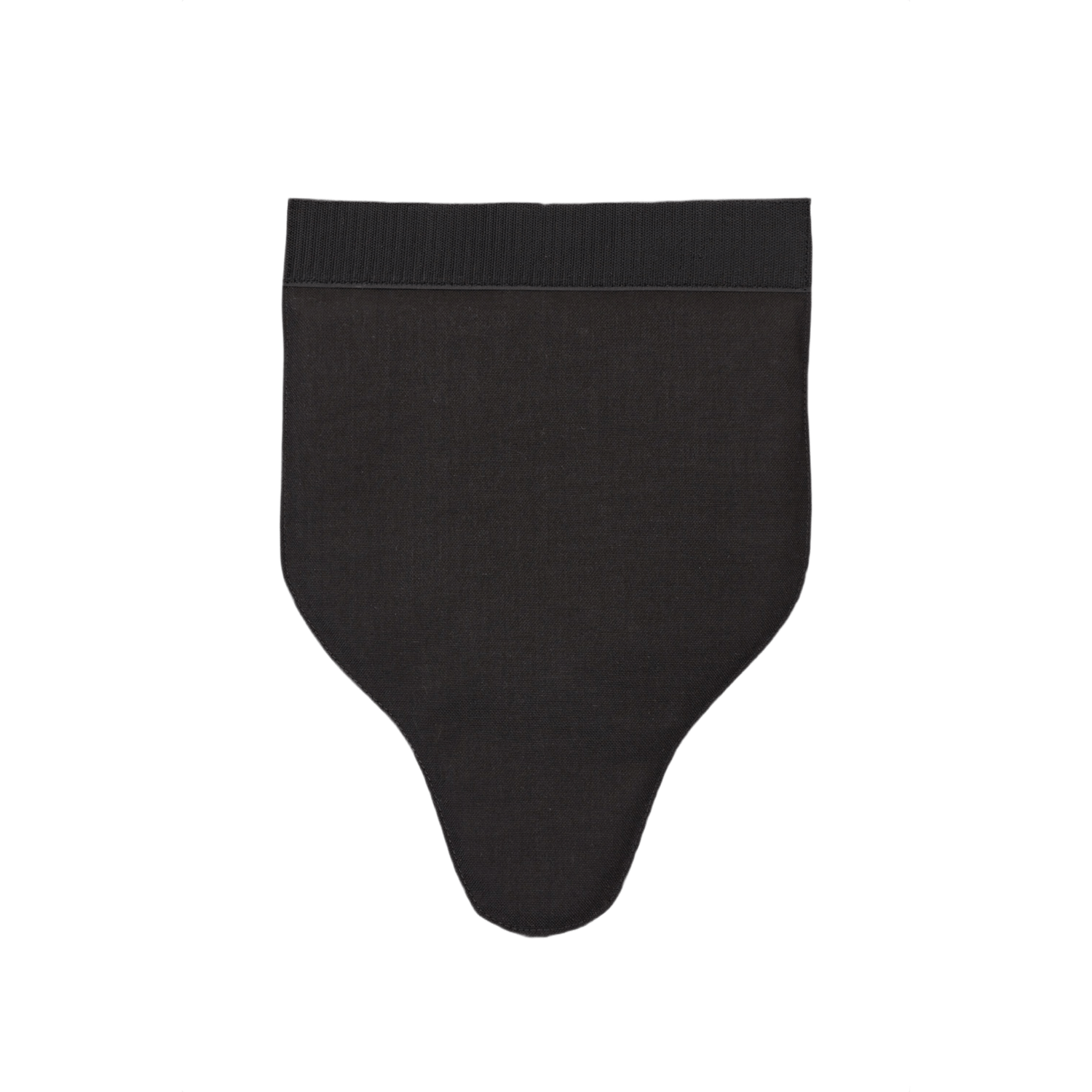 Anorak Chromium® Skridtbeskytter I - sort skridtsikker soft armor panel, letvægts og fleksibel beskyttelse, hook-and-loop fastgørelse.