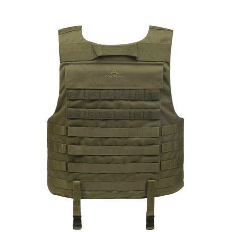Anorak Chromium® Tactical I Skudsikker Vest, letvægtsbeskyttelse i CORDURA® med antibakterielle egenskaber, ideal til politi og forsvar.