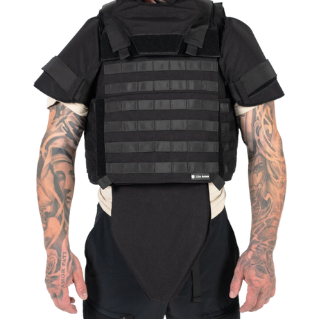 Elite Armor Combat Vest set forfra på model
