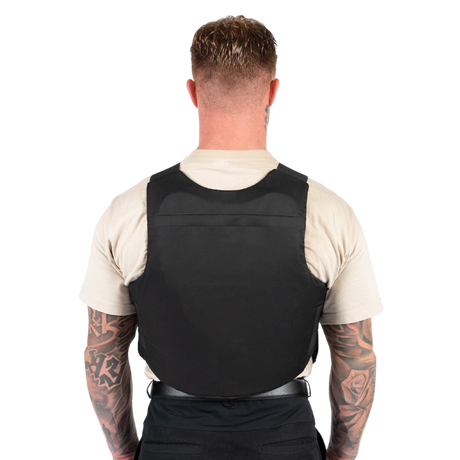 Elite Armor Impact Stik & Skudsikker vest model bagfra