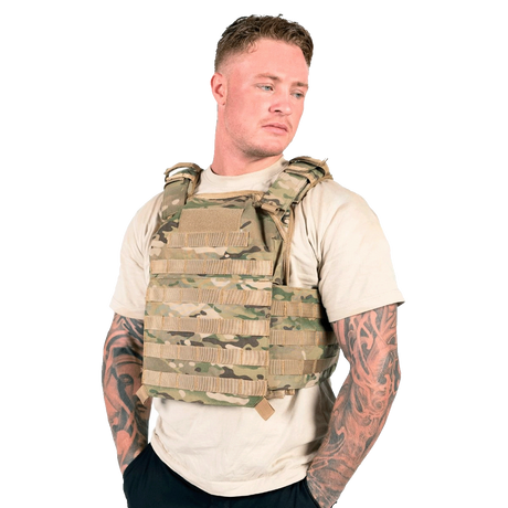 Elite Armor Plate Carrier Camo -  model i vinkel
