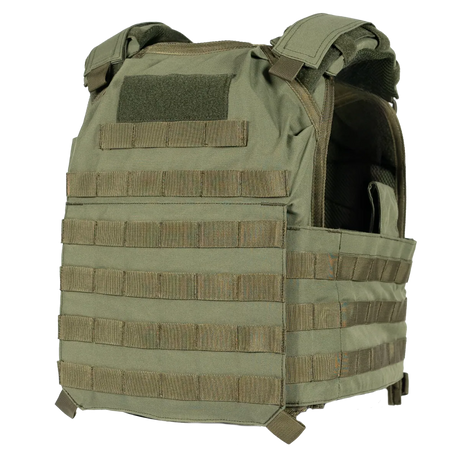 Elite Armor Plate Carrier Grøn vinkel front