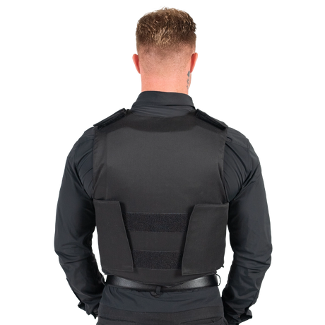Elite Armor VIP Stik & Skudsikker vest model bagfra 