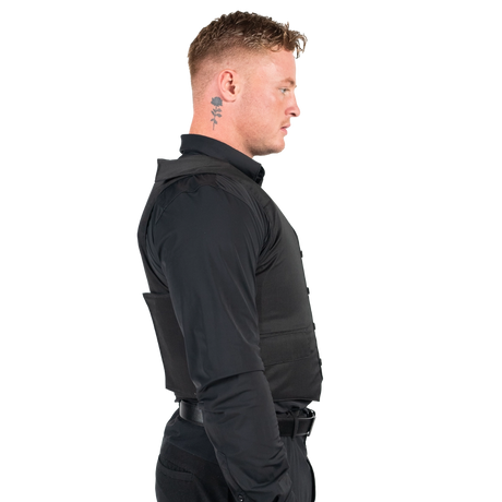 Elite Armor VIP Stik & Skudsikker vest model side