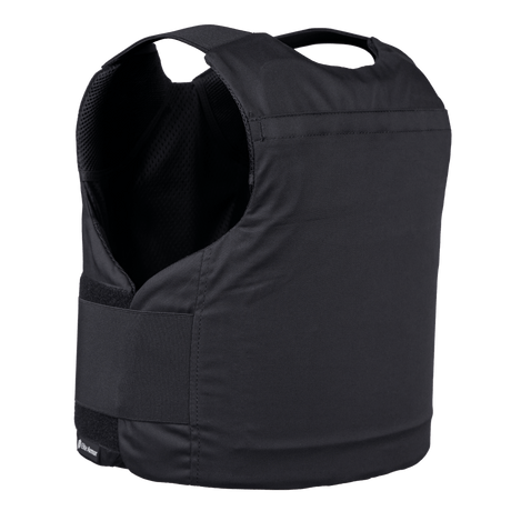 Elite Armor Impact stik og skudsikker vest - set bagfra med lomme til traumeplader