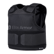 Elite Armor RX2 stik og skudsikker vest - set forfra i vinkel