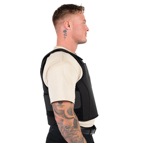 Elite Armor Xtreme Stik & Skudsikker vest model side