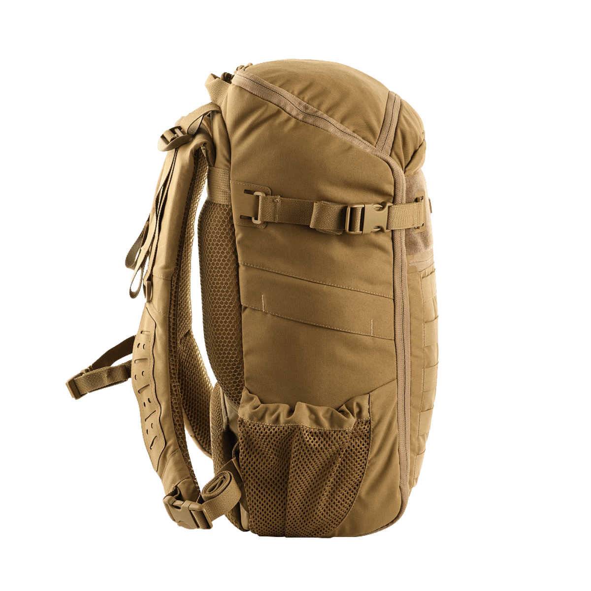 M-Tac Rygsæk Gen. II Elite – Small med mesh-lommer og MOLLE-paneler for nem pakning og sikker opbevaring.