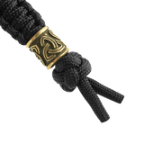 M-Tac Lanyard Skandinavisk Small Triquetra i flettet paracord med dekorativ perle og nordisk design.