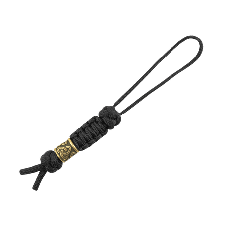 M-Tac Lanyard Skandinavisk Small Triquetra i robust flettet paracord med dekoreret perle og nordisk design. Praktisk og stilfuldt.