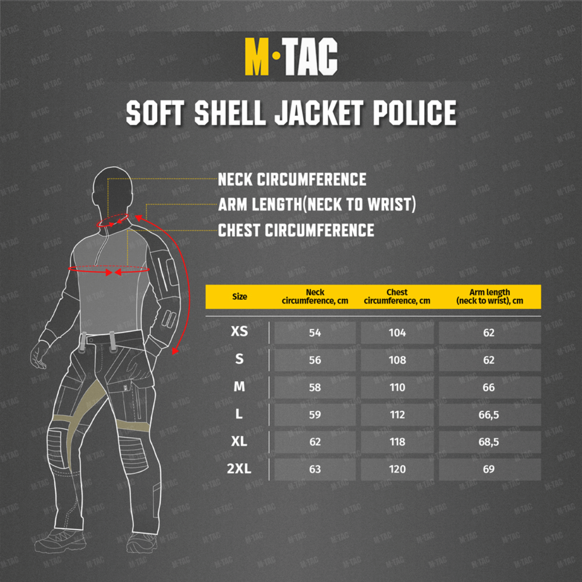 M-Tac Soft Shell Police Jacka