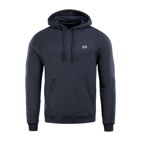 M-Tac Hættetrøje Cotton Raglan i sort med raglanærmer, lavet af 100% bomuld, ideel til både hverdag og aktiv livsstil.