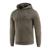 M-Tac Hættetrøje Cotton Raglan i olivengrøn, 100% bomuld, med raglanærmer og afslappet pasform, perfekt til hverdagsbrug.