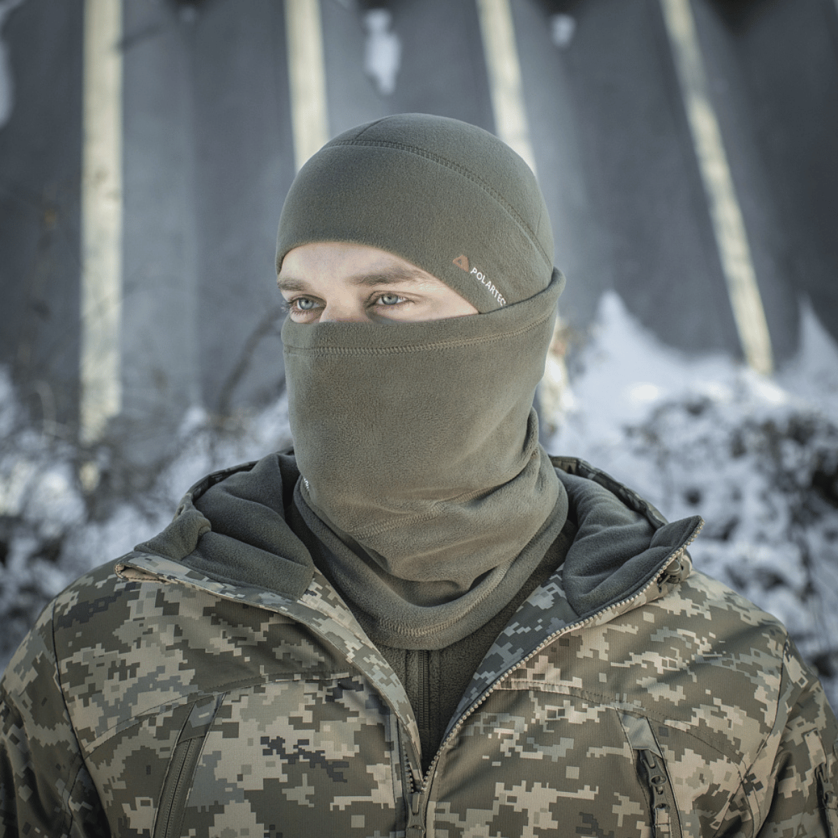 M-Tac Anatomisk Tube Scarf med Snor Polartec