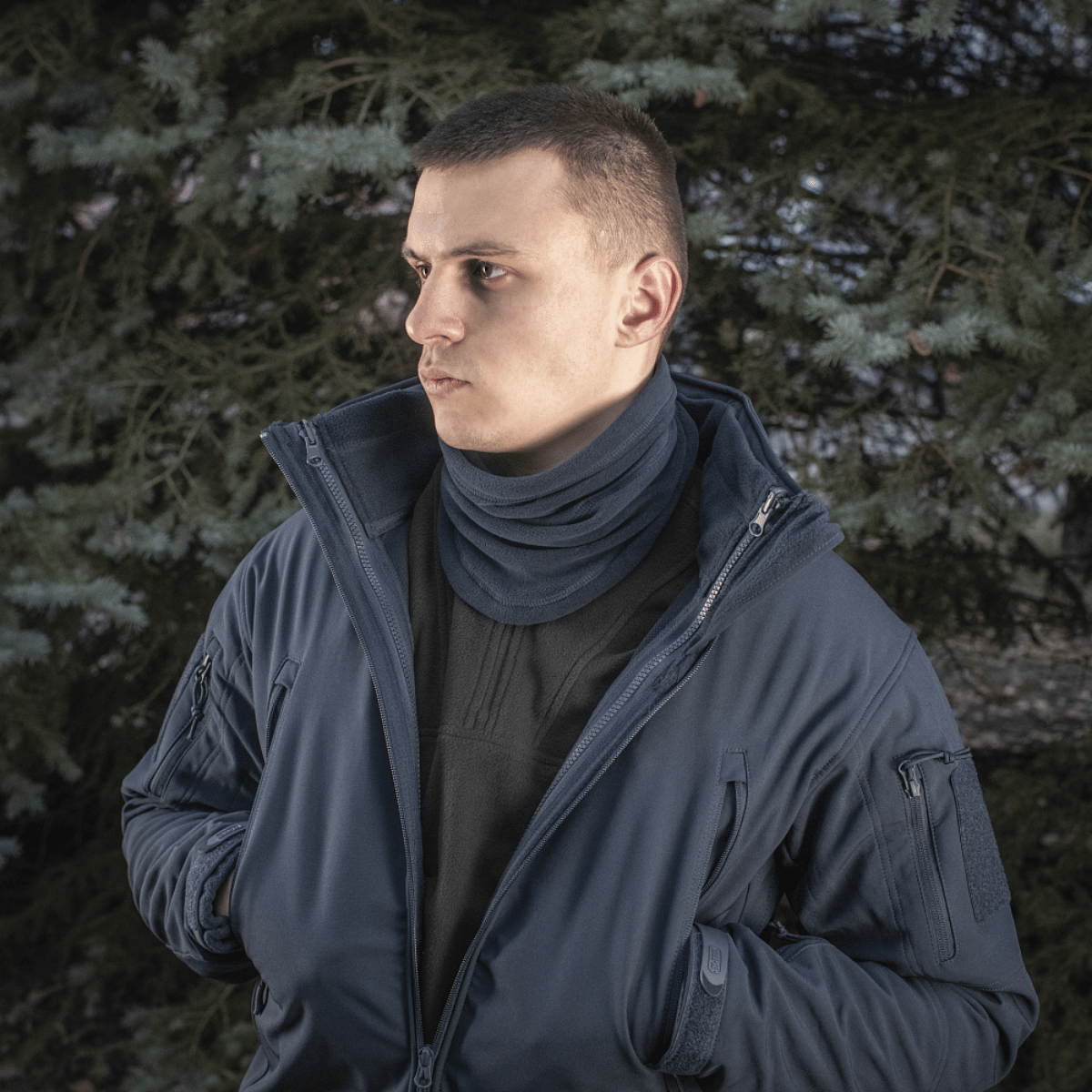 M-Tac Anatomisk Tube Scarf med Snor Polartec