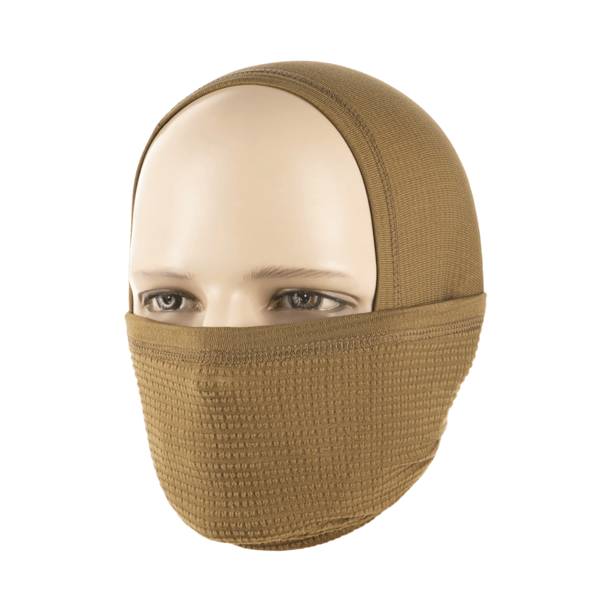 M-Tac Tube Scarf Polartec Power Grid i brun, multifunktionelt halsrør der beskytter mod vind og kulde.