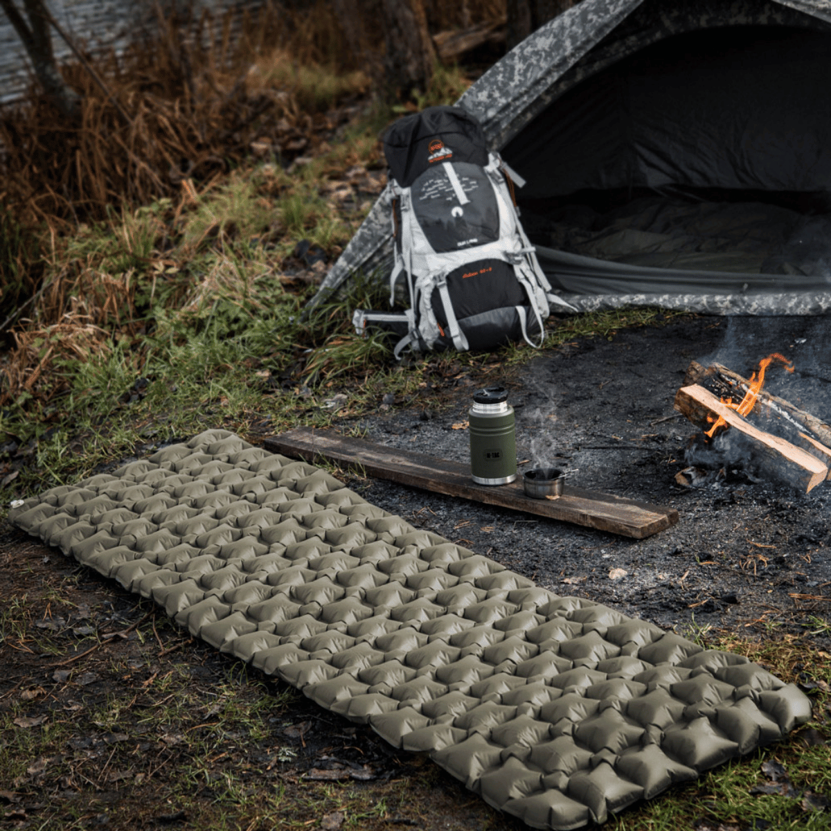 M-Tac Oppustelig Liggeunderlag 195x60